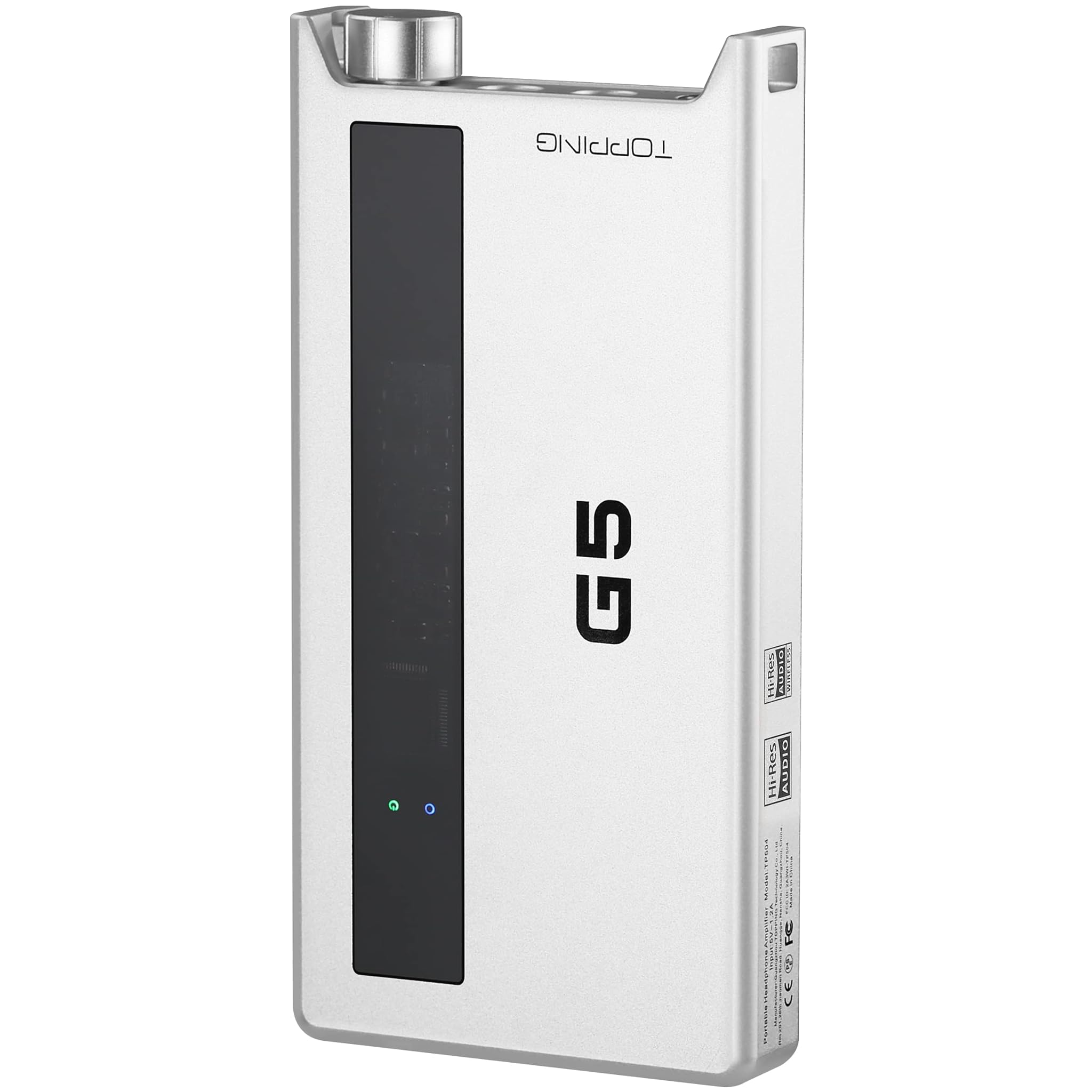 Topping G5 - Amplificatore e DAC Portatile Hi-Res, Argento