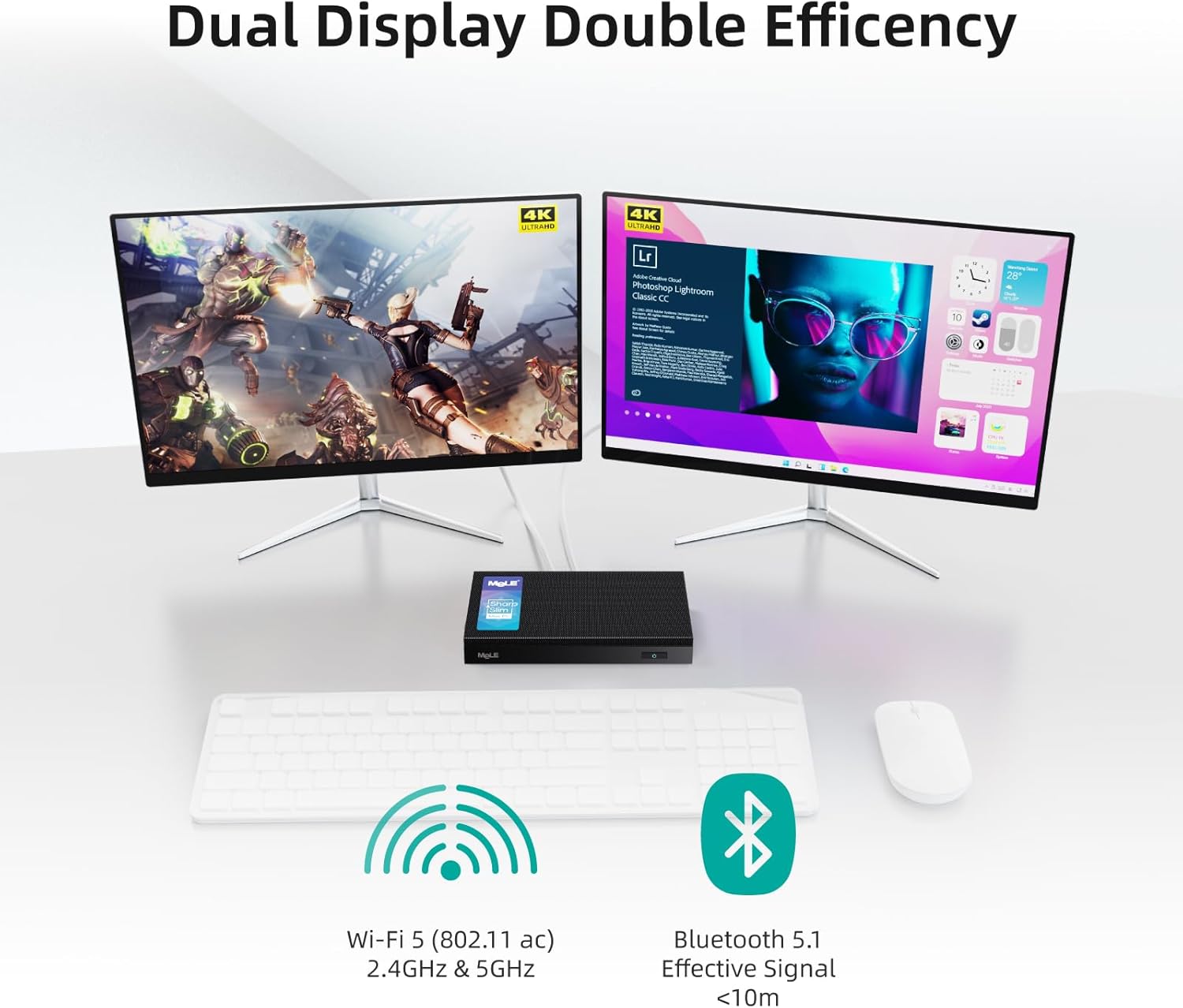 Mele Quieter3Q - Mini PC Celeron N5105 8GB 128GB Fanless - immagine 5