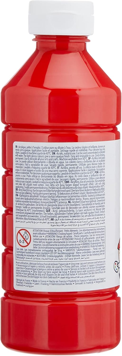 Lefranc Bourgeois - 10 Flaconi Acrilico Da 500ml - immagine 2