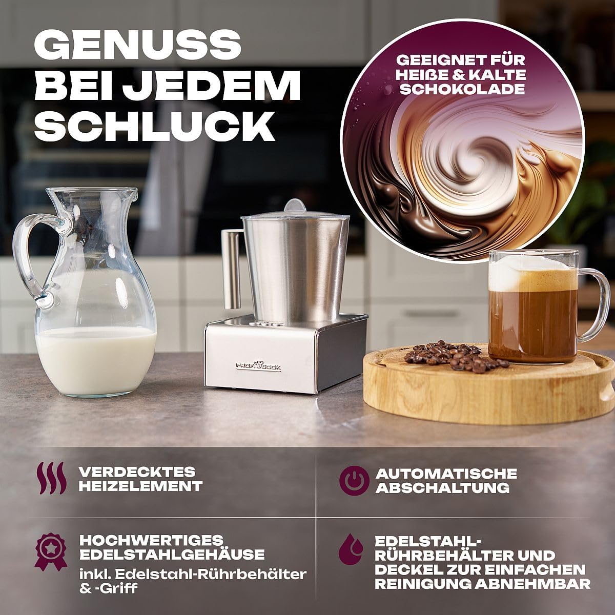 Proficook PC-MS 1032 Schiumalatte in Acciaio - immagine 6