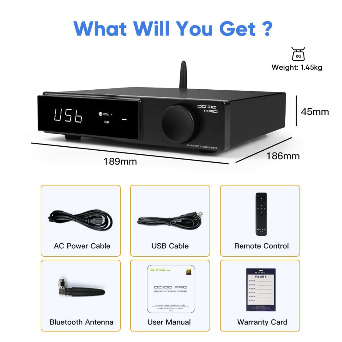 SMSL DO100 PRO Balanced DAC XMOS XU316 - immagine 7