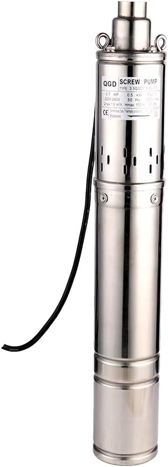 Shyliyu Pompa Acqua Sommersa per Pozzi Profondi 0.5KW