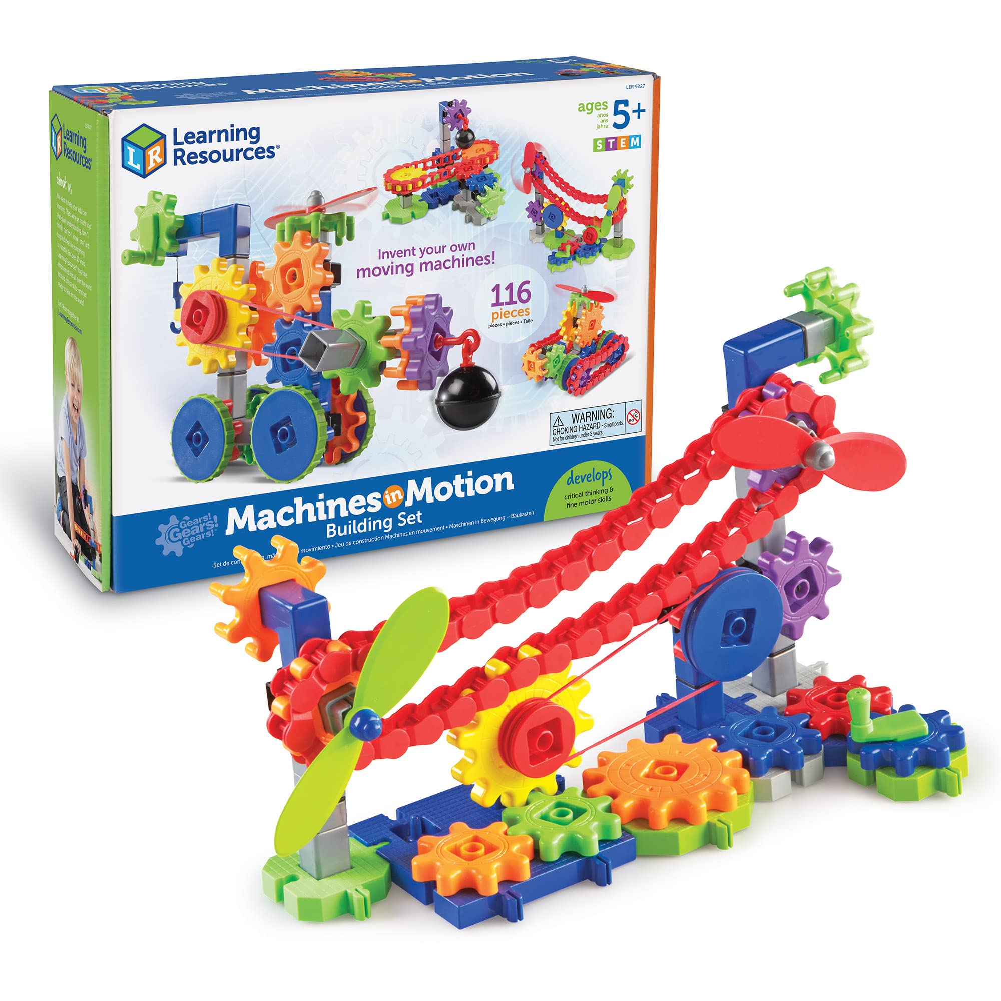 Learning Resources Set Costruzioni Gears Gears Gears