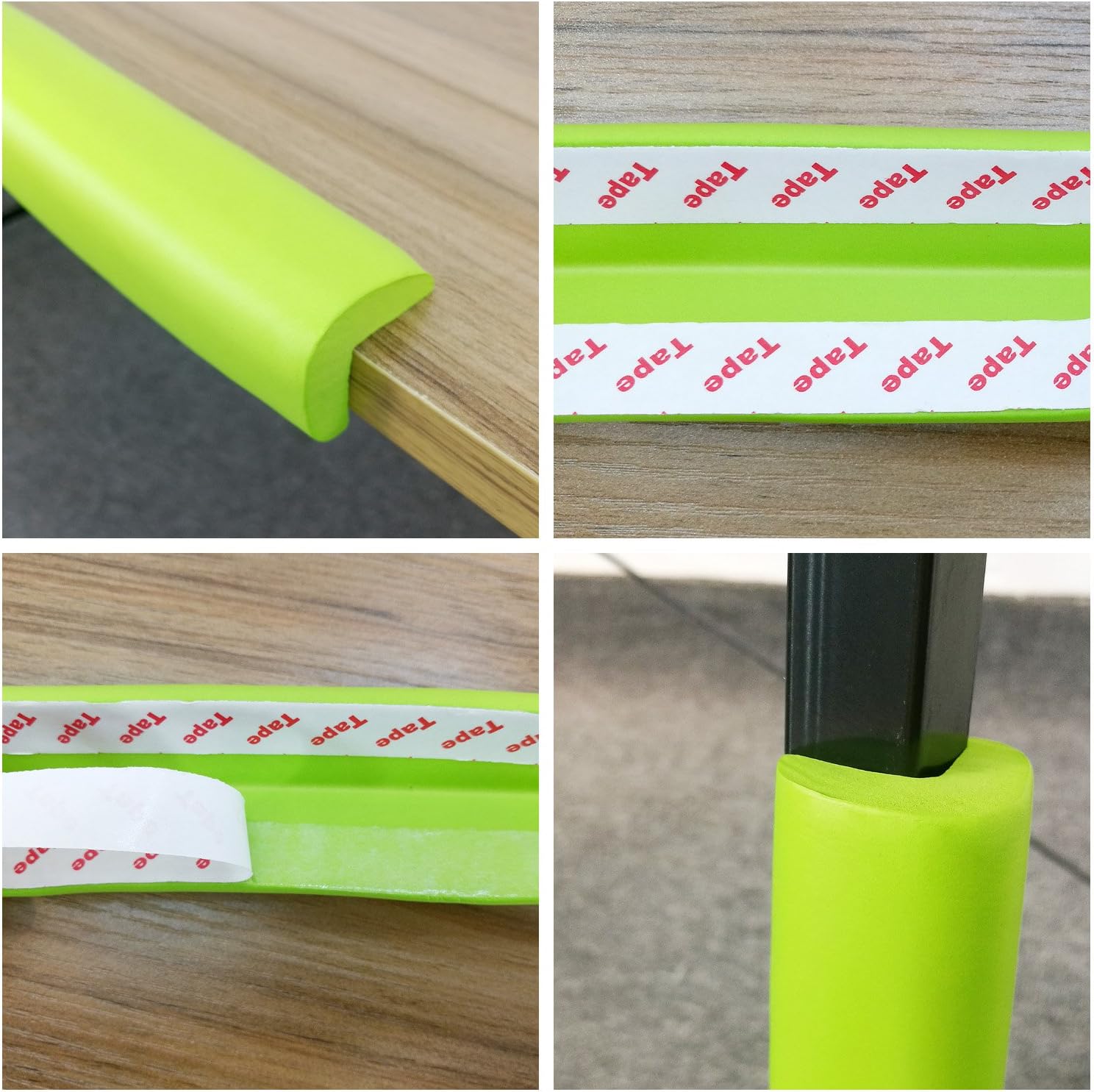 Protezione Bordi L-Forma 20M Extra Spessa, Verde - immagine 3