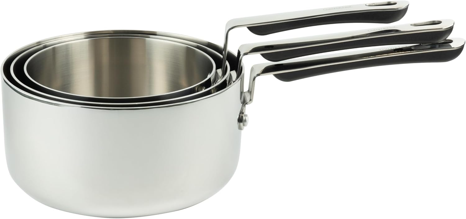 Set 3 Pentole Impilabili Acciaio e Alluminio - immagine 2