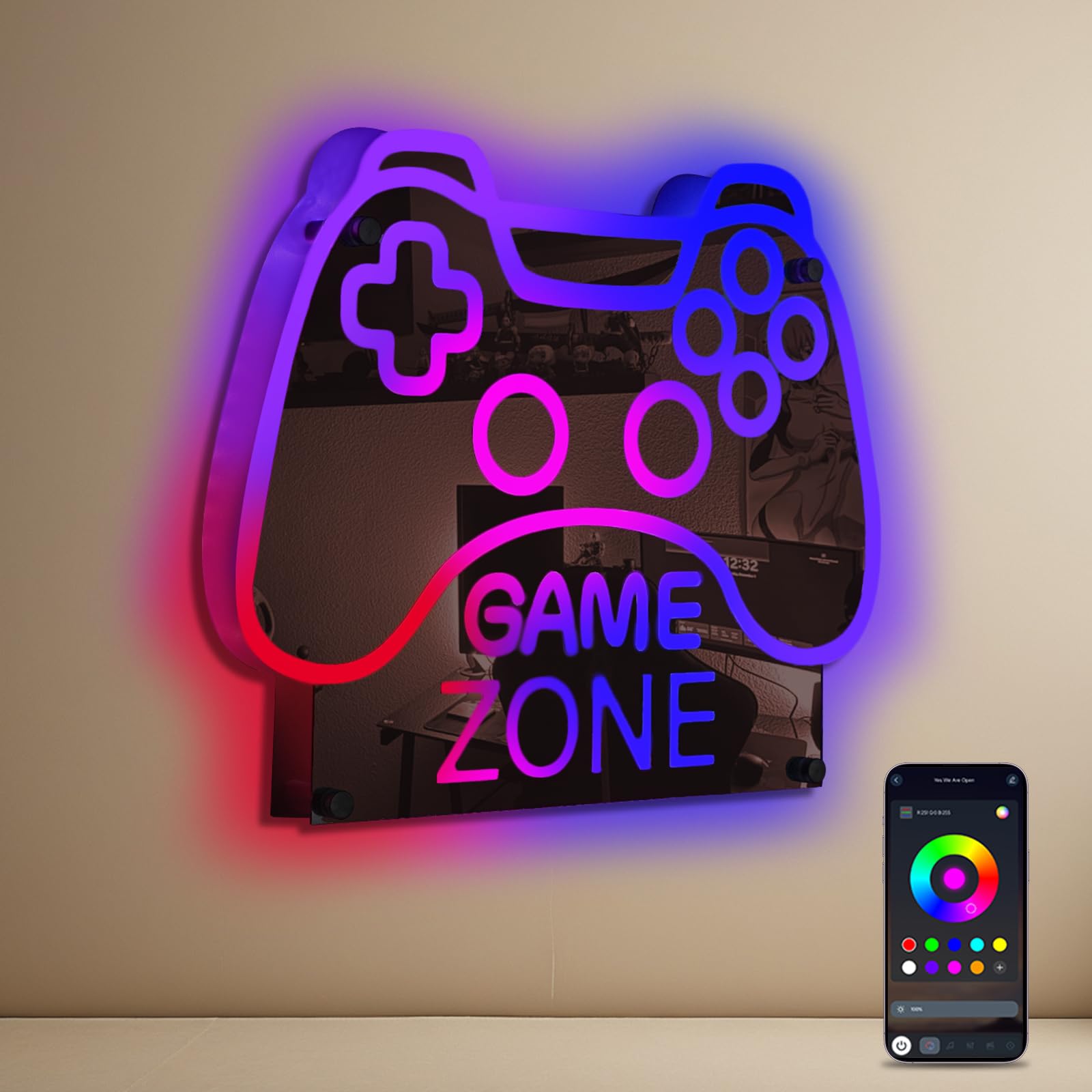 Ineonlife Game Zone Neon Led RGB Intelligente