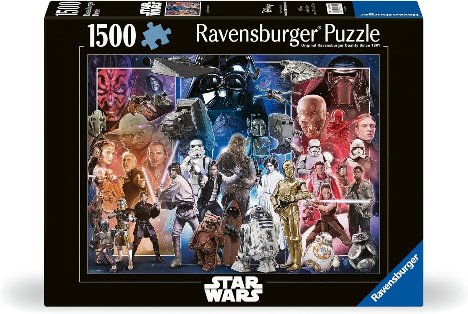 Ravensburger Puzzle 1500 pezzi Star Wars Whole Universe - immagine 2