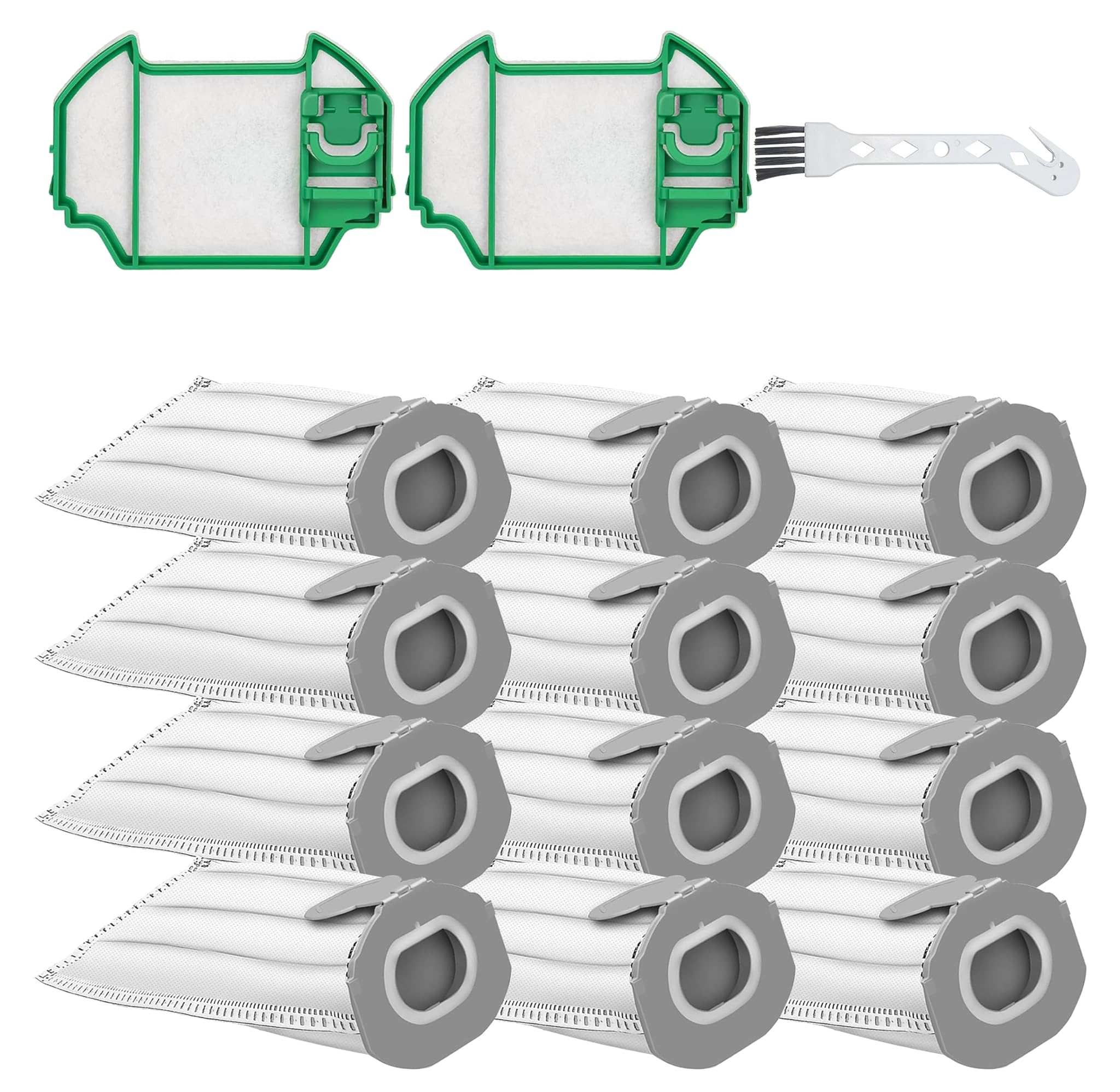 Kit 12 Sacchetti Microfibra per Folletto VK7S VK7 FP7S FP7