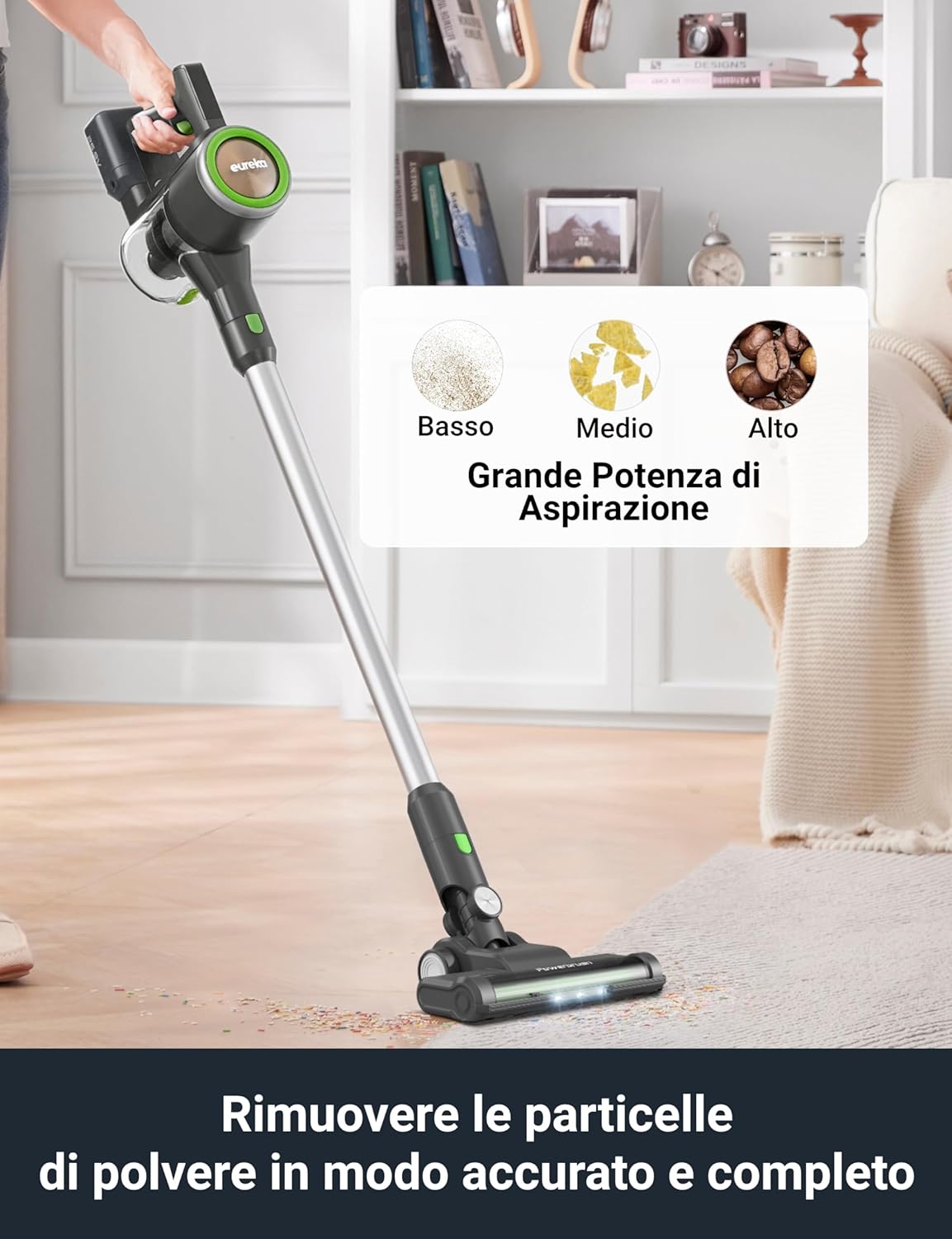 Eureka NEC370 Aspirapolvere Senza Fili 90AW - immagine 8