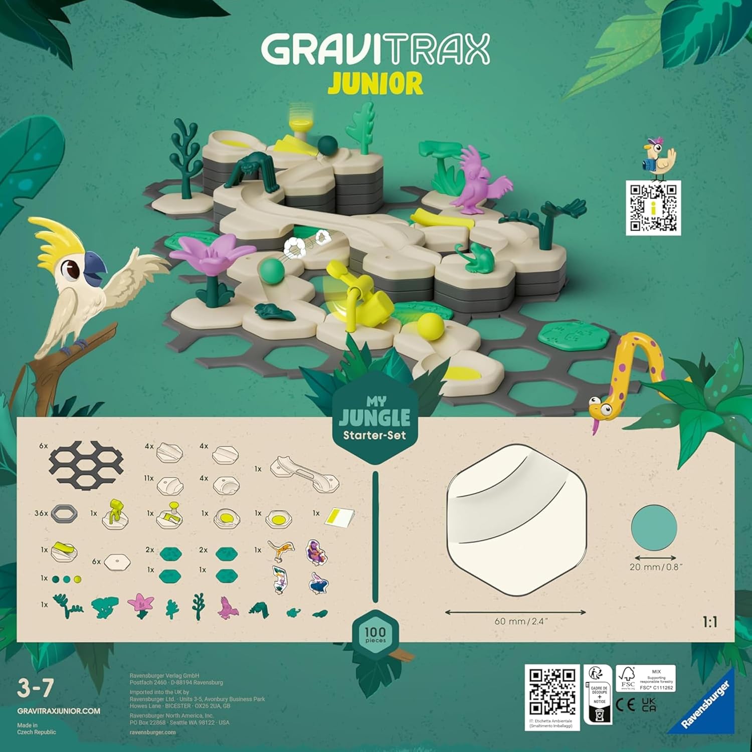 Ravensburger Gravitrax Junior Starter Set L 100 Pezzi - immagine 6