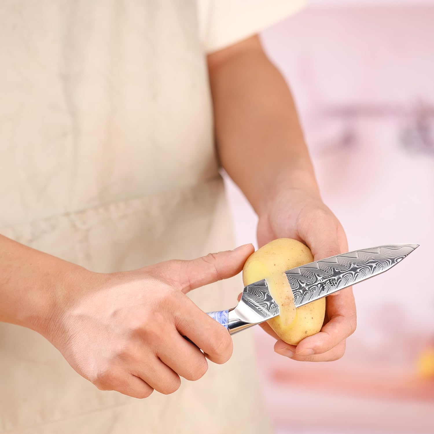 Shangdao Coltello Multiuso da Cucina 5 Pollici - immagine 5