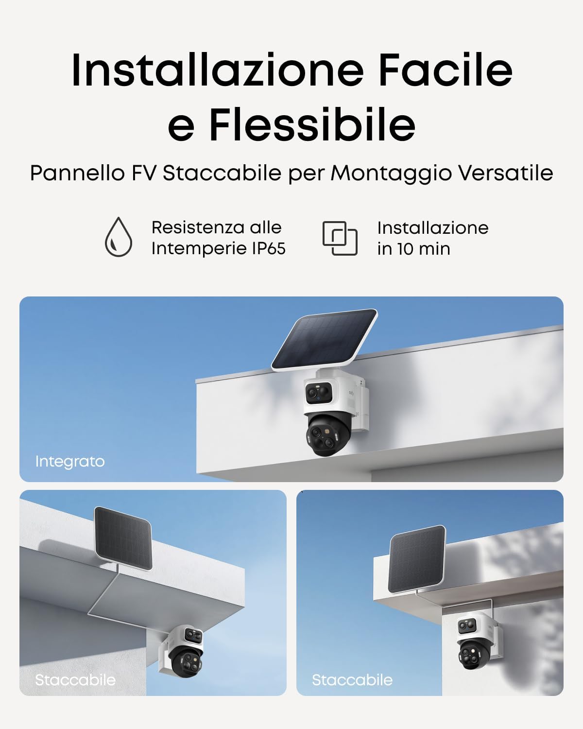 Eufy Security eufyCam S4 - Telecamera FV Wireless Esterno 4K - immagine 7