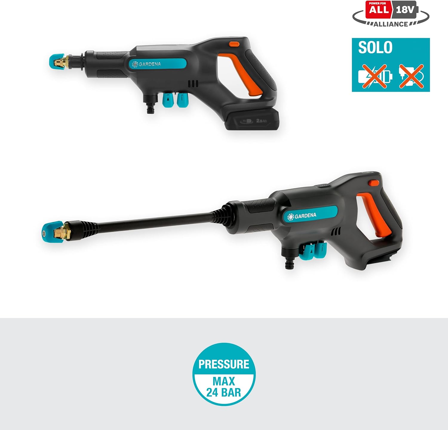 Gardena Starter Kit P4A 2 x PBA 18V/45 + AL 1830 CV - immagine 8