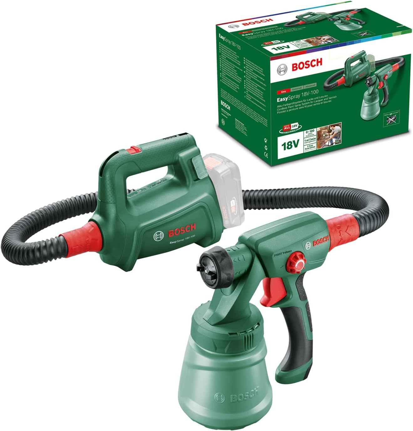 Bosch Home And Garden EasySpray 18V-100 - Sistema di verniciatura