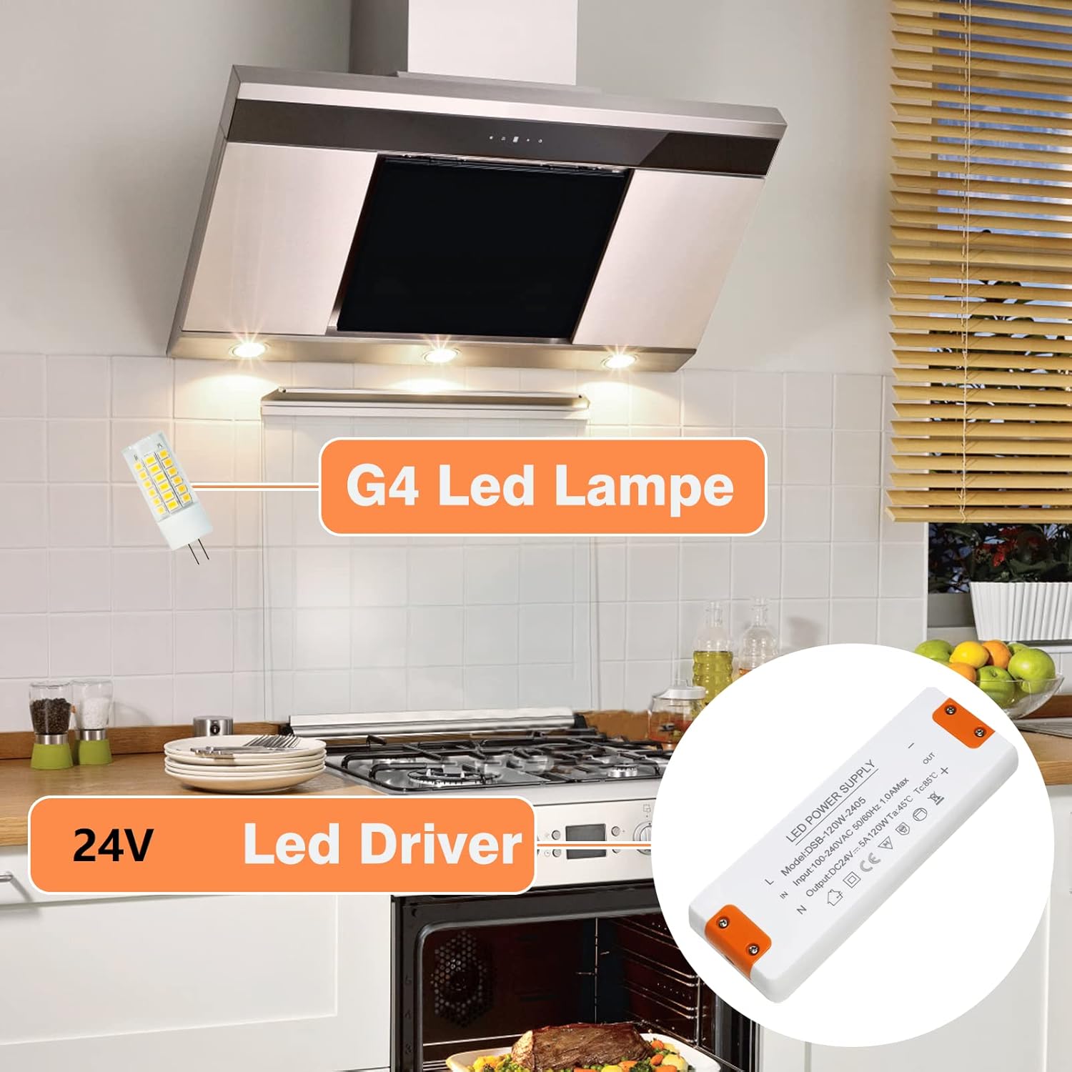 Alimentatore 24V 2.5A 60W Trasformatore LED - immagine 7