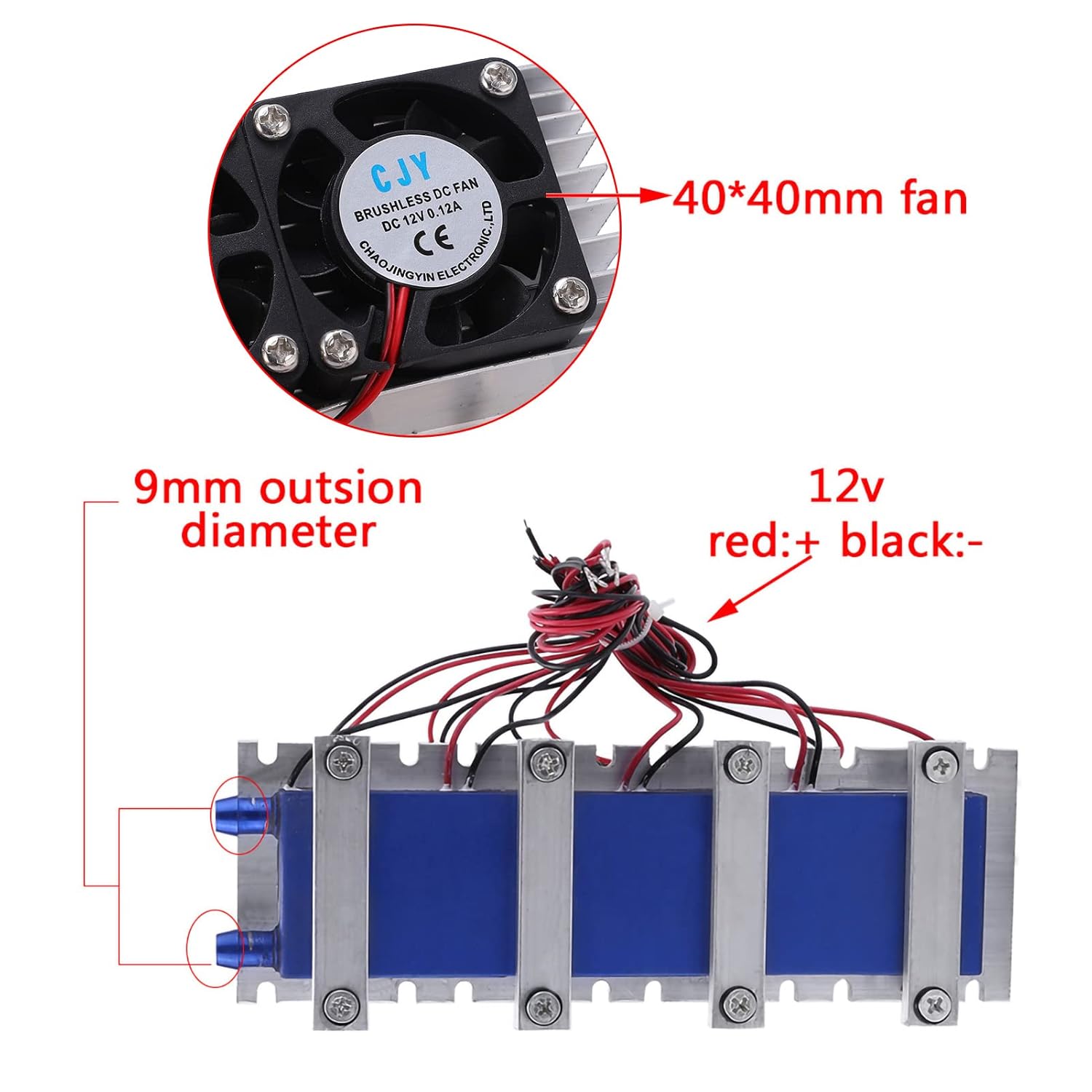 Raffreddatore Termoelettrico Fai-Te 170W 12V - immagine 2