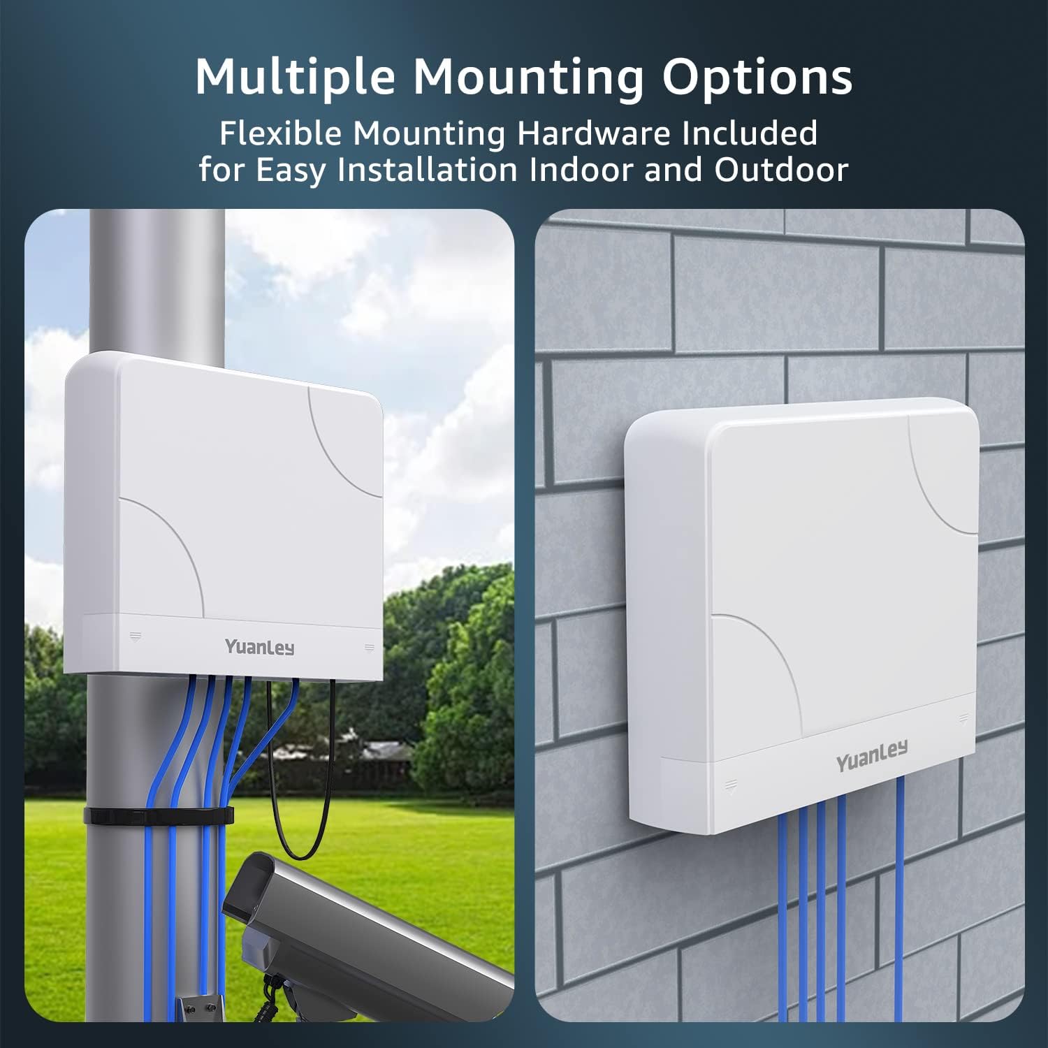 Yuanley Switch PoE 8 Porte Gigabit Ethernet Esterno - immagine 5