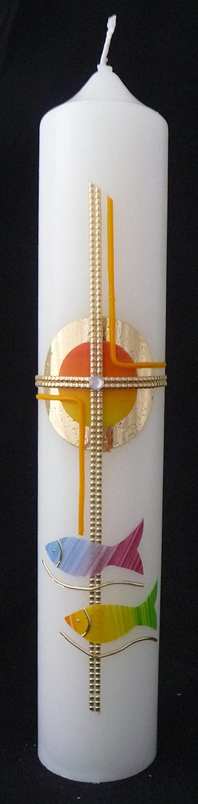 Candela da tavolo per battesimo 265/50