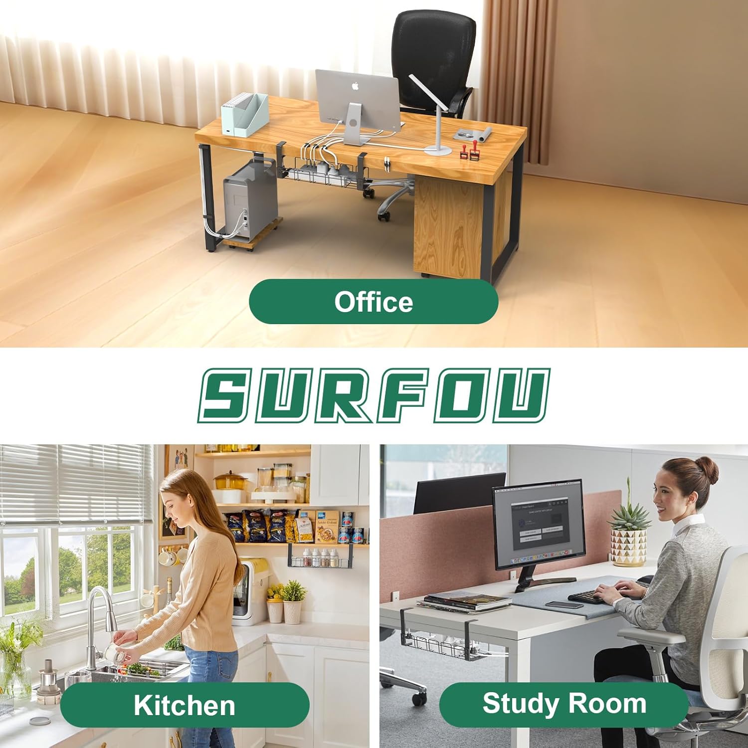 Gestione Cavi Sotto Scrivania Senza Trapano - immagine 3