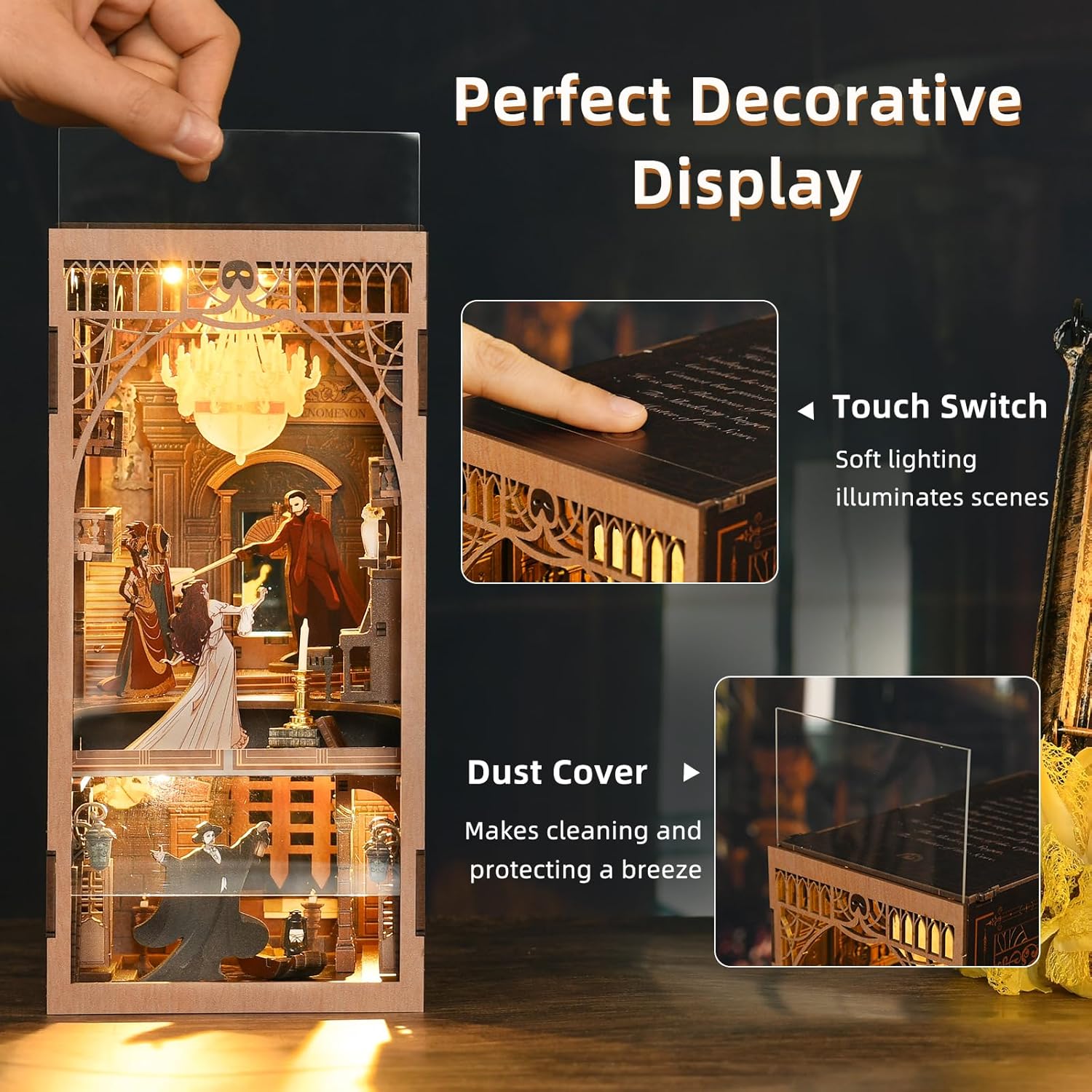 Minicity Book Nook Kit Fai da Te - Phantom of The Opera - immagine 3