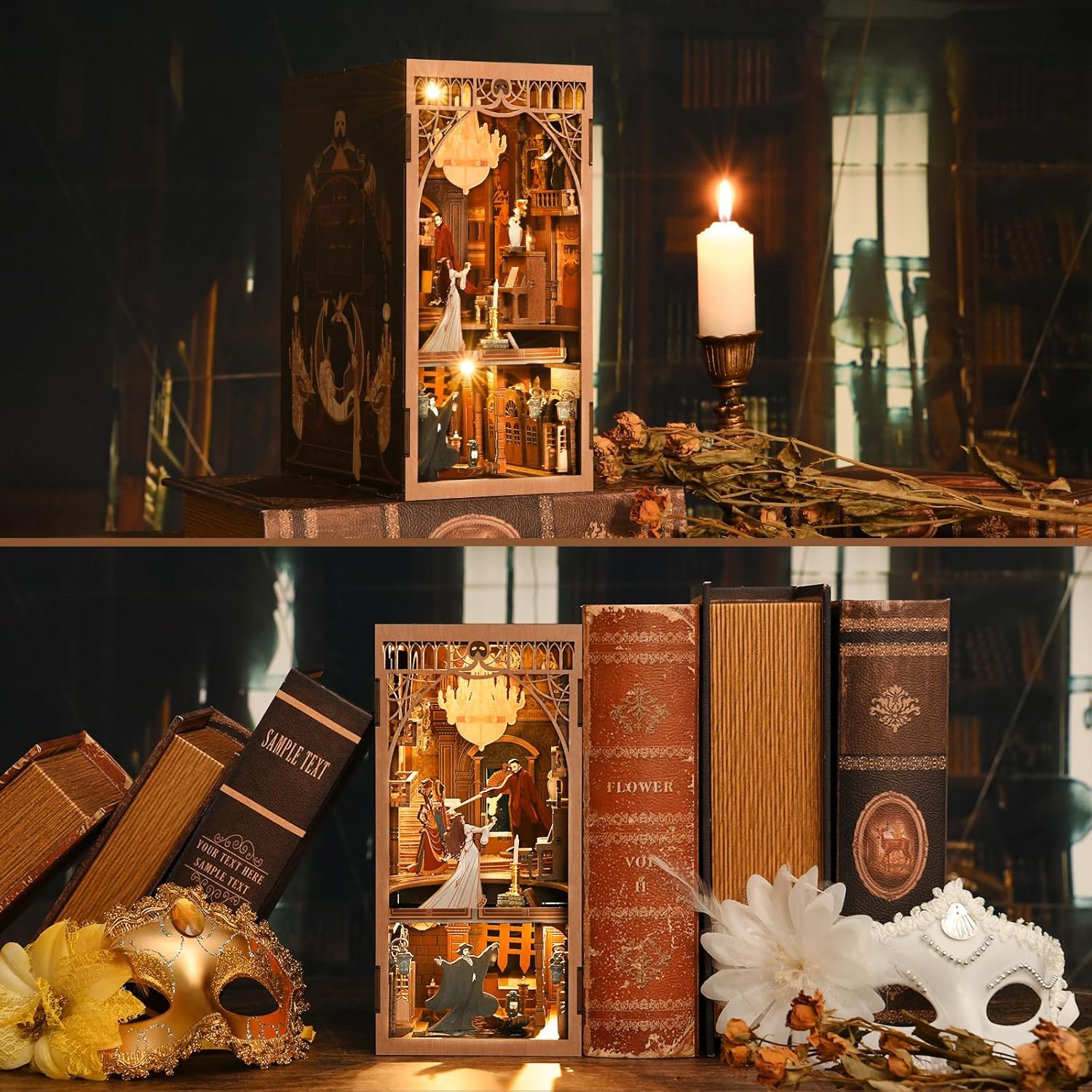 Minicity Book Nook Kit Fai da Te - Phantom of The Opera - immagine 5