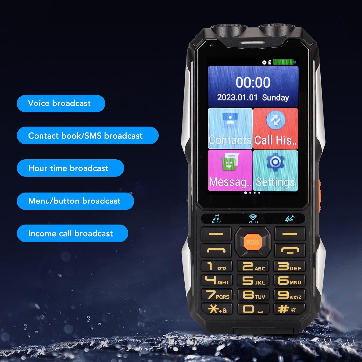 Cellulare Senior Robusto 4G Touch Screen 4 Pollici - immagine 2