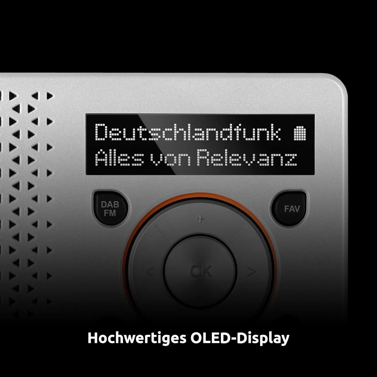 Technisat DIGITRADIO 1 - Radio DAB+ Portatile, Argento/Arancione - immagine 4