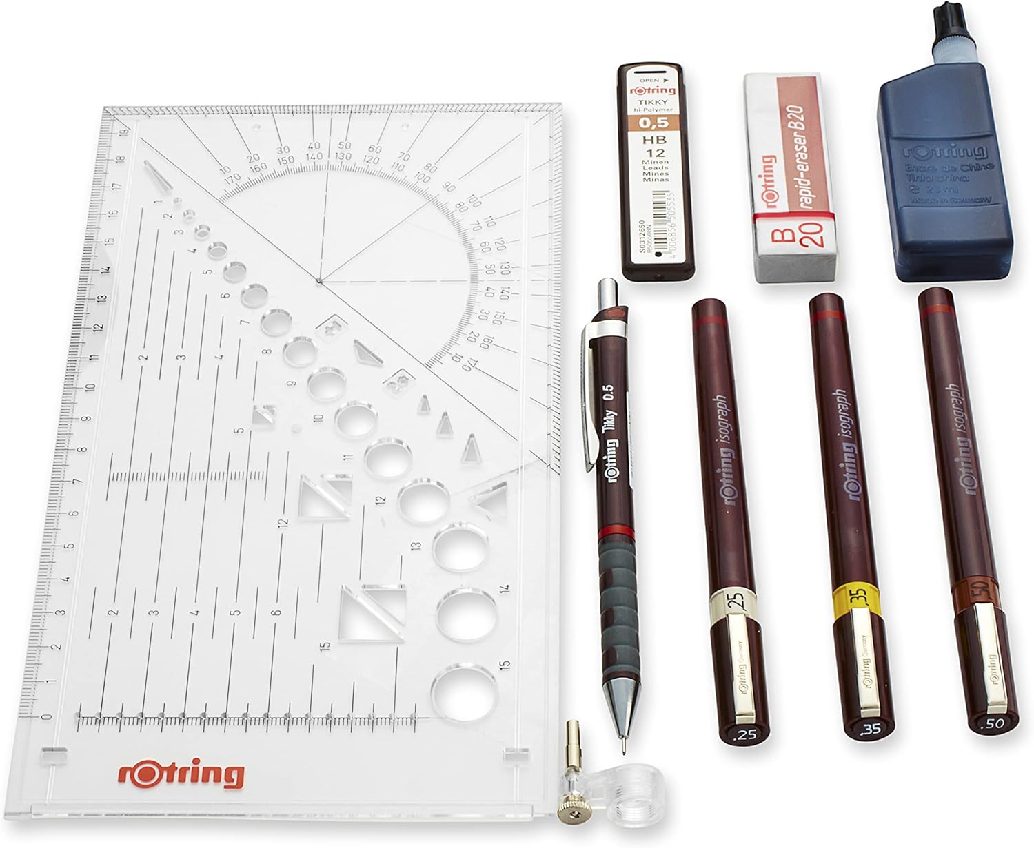 Rotring Isograph Set Penne Tecniche (4 Pezzi) - immagine 1