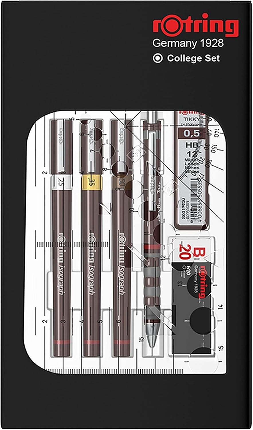 Rotring Isograph Set Penne Tecniche (4 Pezzi) - immagine 2