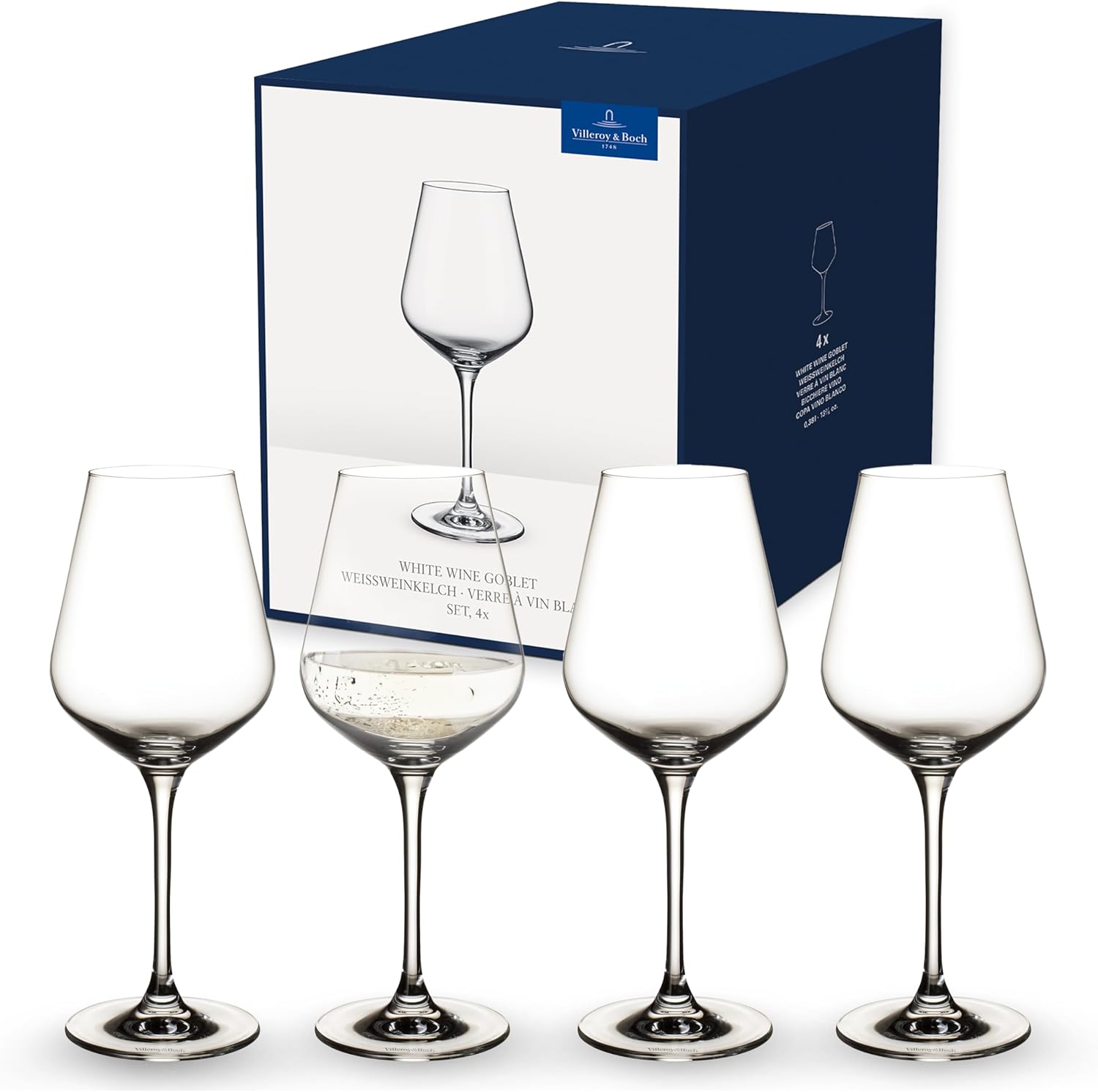 Villeroy & Boch La Divina - Set 4 Bicchieri Vino Bianco