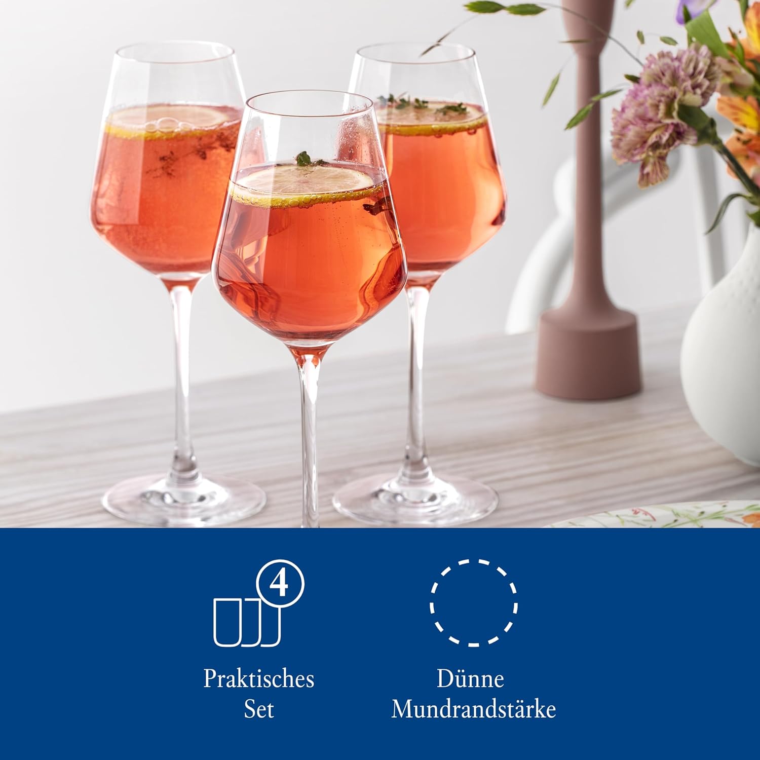 Villeroy & Boch La Divina - Set 4 Bicchieri Vino Bianco - immagine 4