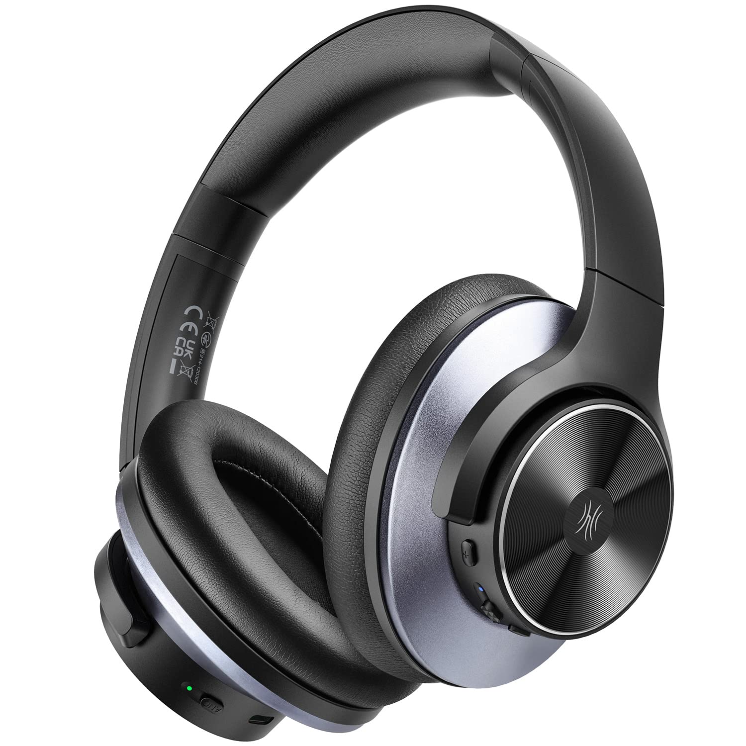 Oneodio A10 Cuffie Bluetooth Over Ear ANC 62 Ore, Nero