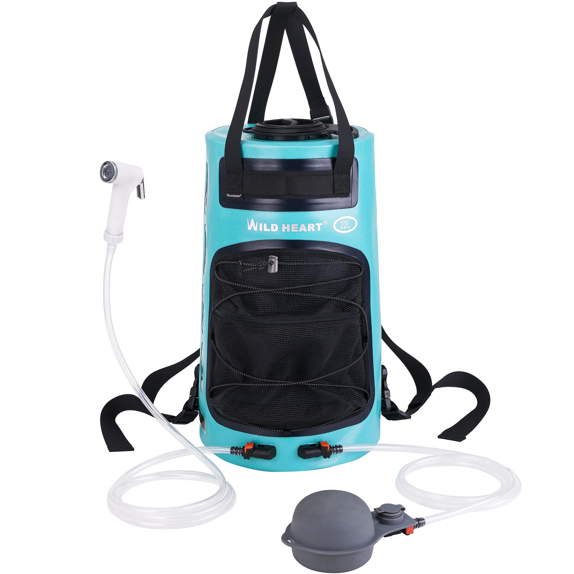 WILD HEART Doccia Solare Campeggio Portatile 22L