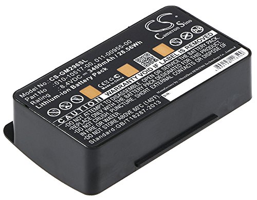 Techtek Batteria 3400mAh per Garmin GPSMAP