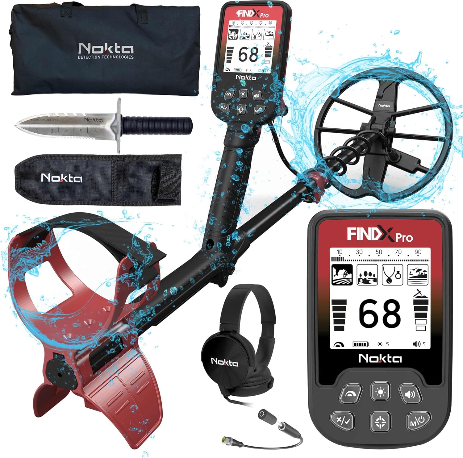 Nokta FINDX PRO Metal Detector Subacqueo con Pinpoint - immagine 1