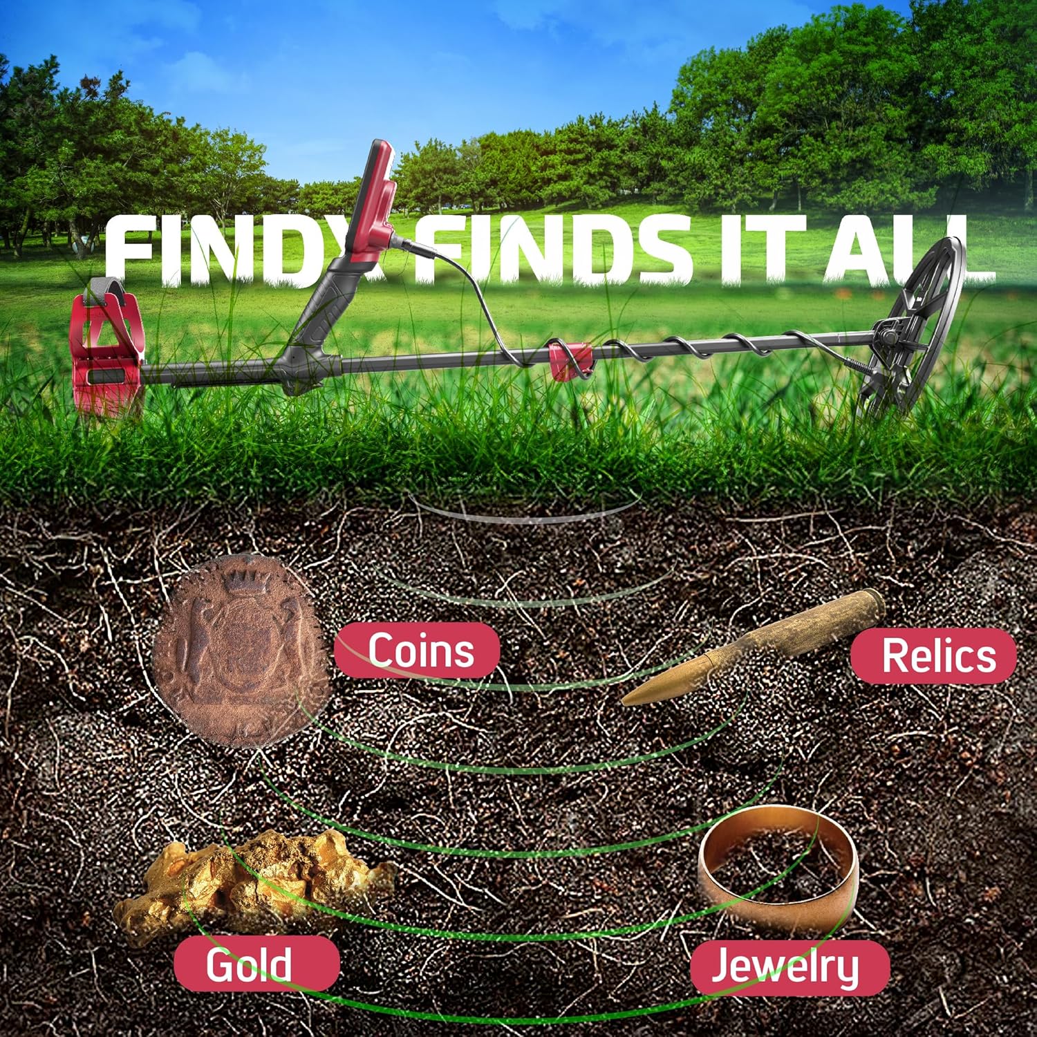 Nokta FINDX PRO Metal Detector Subacqueo con Pinpoint - immagine 7