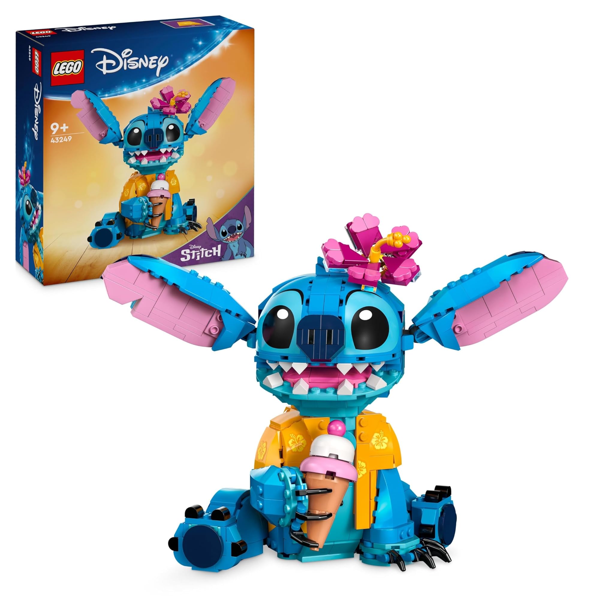 Lego | Disney Stitch Giocattolo con Cono Gelato e Fiore