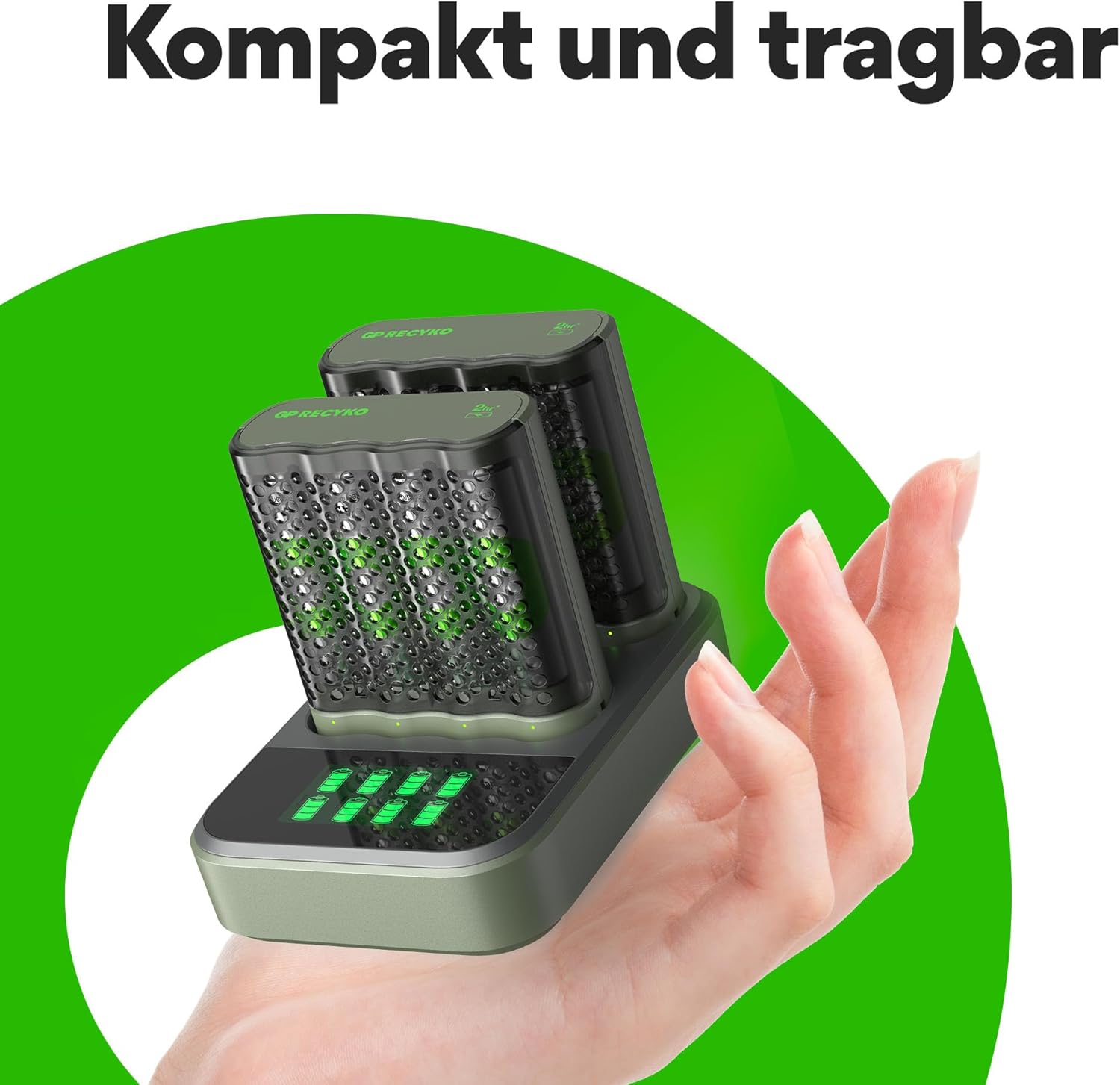 GP Charger RCK DE M452D 8 x 2600 mAh AA - immagine 3