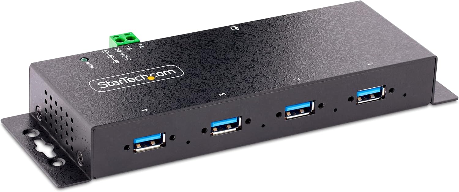 Startech.com Hub USB 3.0 Industriale a 4 Porte - immagine 1