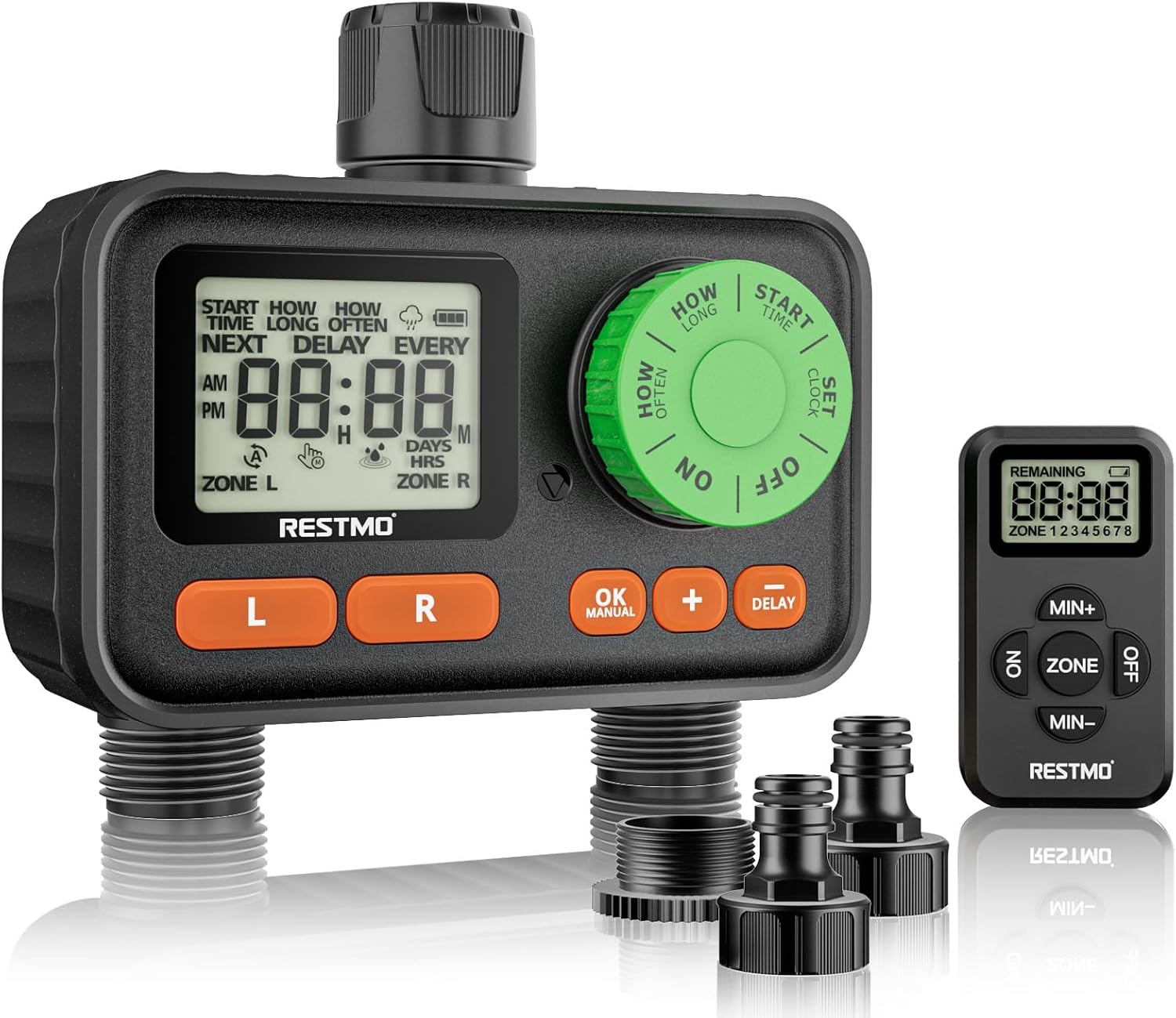 Restmo Timer per Acqua Telecomandato RF 2 Uscite - immagine 1