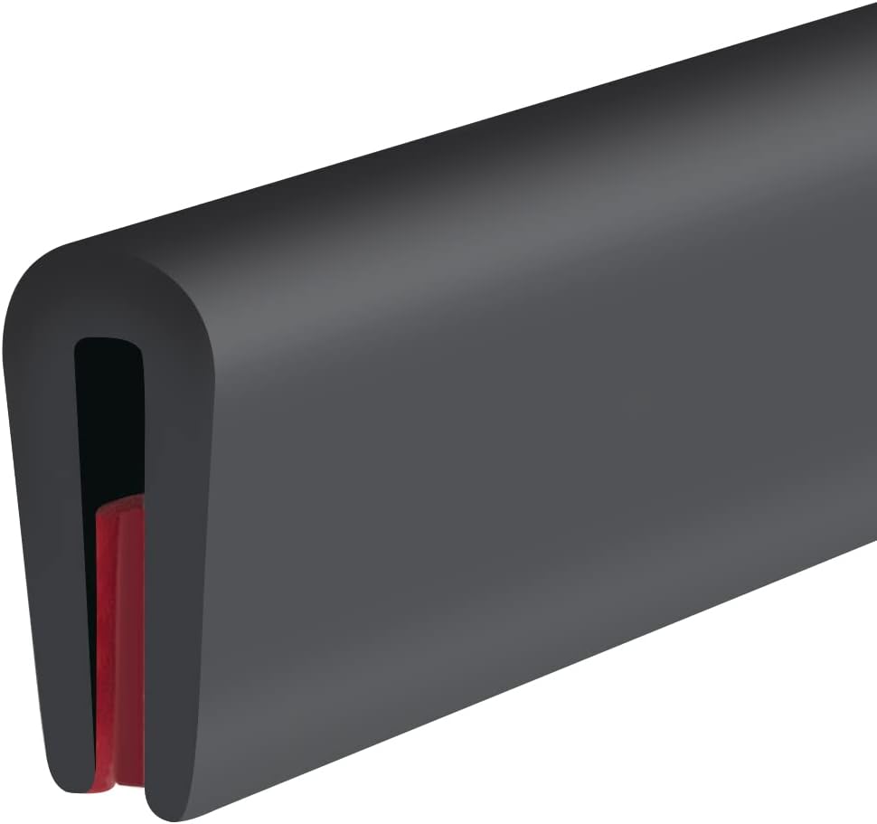 Profilo in Gomma Autoadesivo per Bordi Portiera 3m - immagine 1