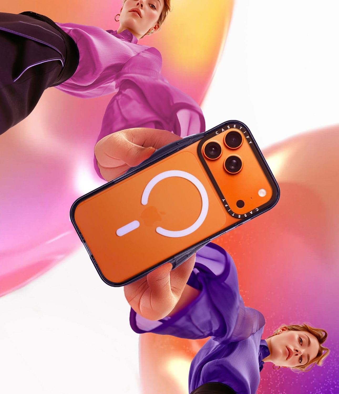 Casetify Impact - Custodia per iPhone Air, Nera - immagine 2