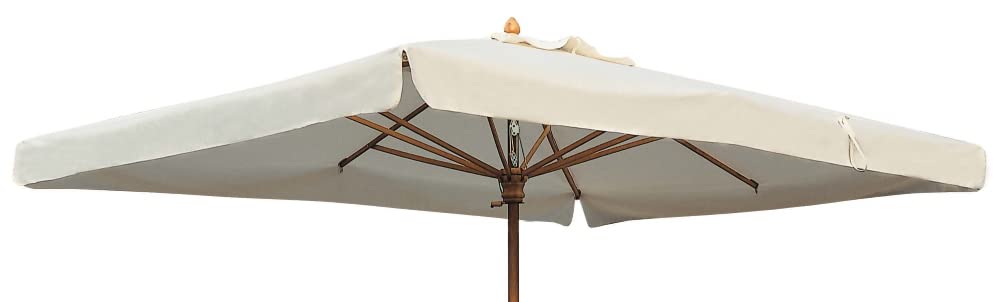 Telo Ricambio Ombrellone Giardino con Palo Centrale 3x3m