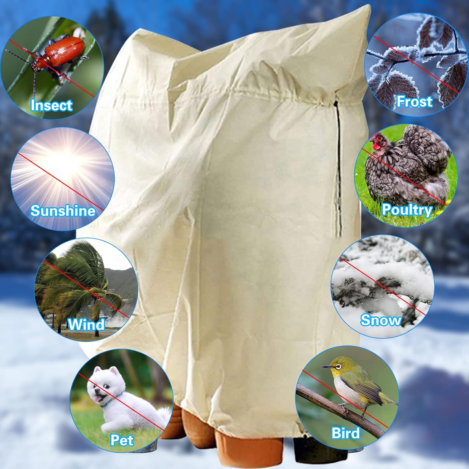 Coperture per Piante Antigelo 110x170cm - immagine 4