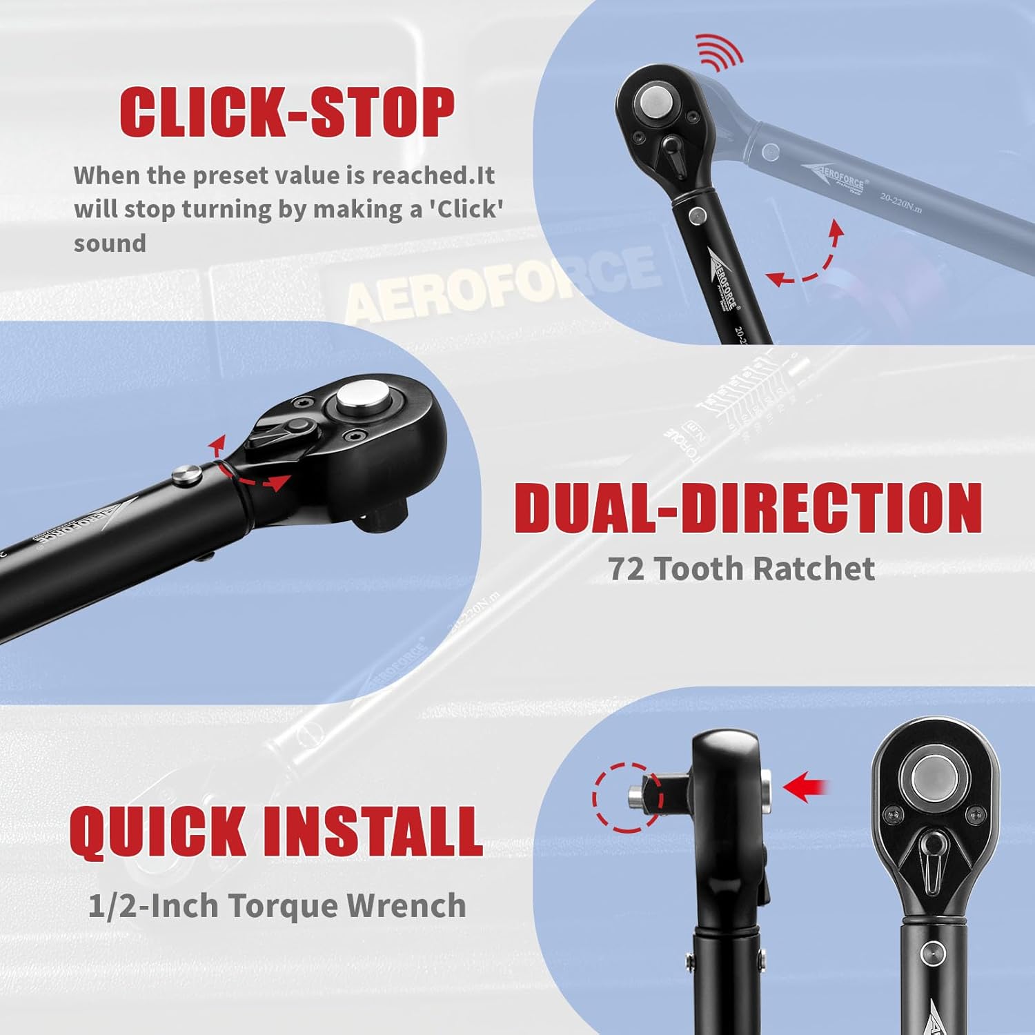AEROFORCE Chiave Dinamometrica 1/2" Alta Precisione ±3% - immagine 3