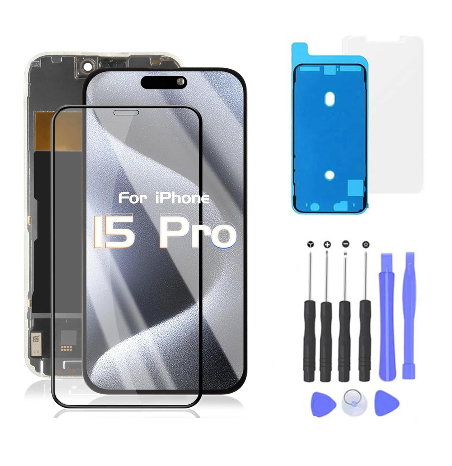 FTDLCD® Display di ricambio per iPhone 15 Pro 6.1"