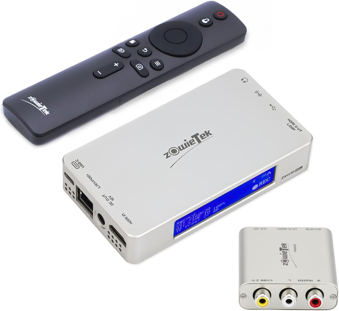 Videoregistratore HDMI 4K con Adattatore AV-HDMI