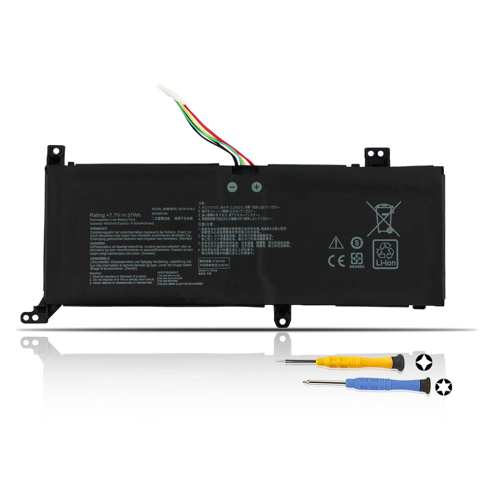 C21N1818-2 Batteria per Asus VivoBook 14 F412DA F412FJ
