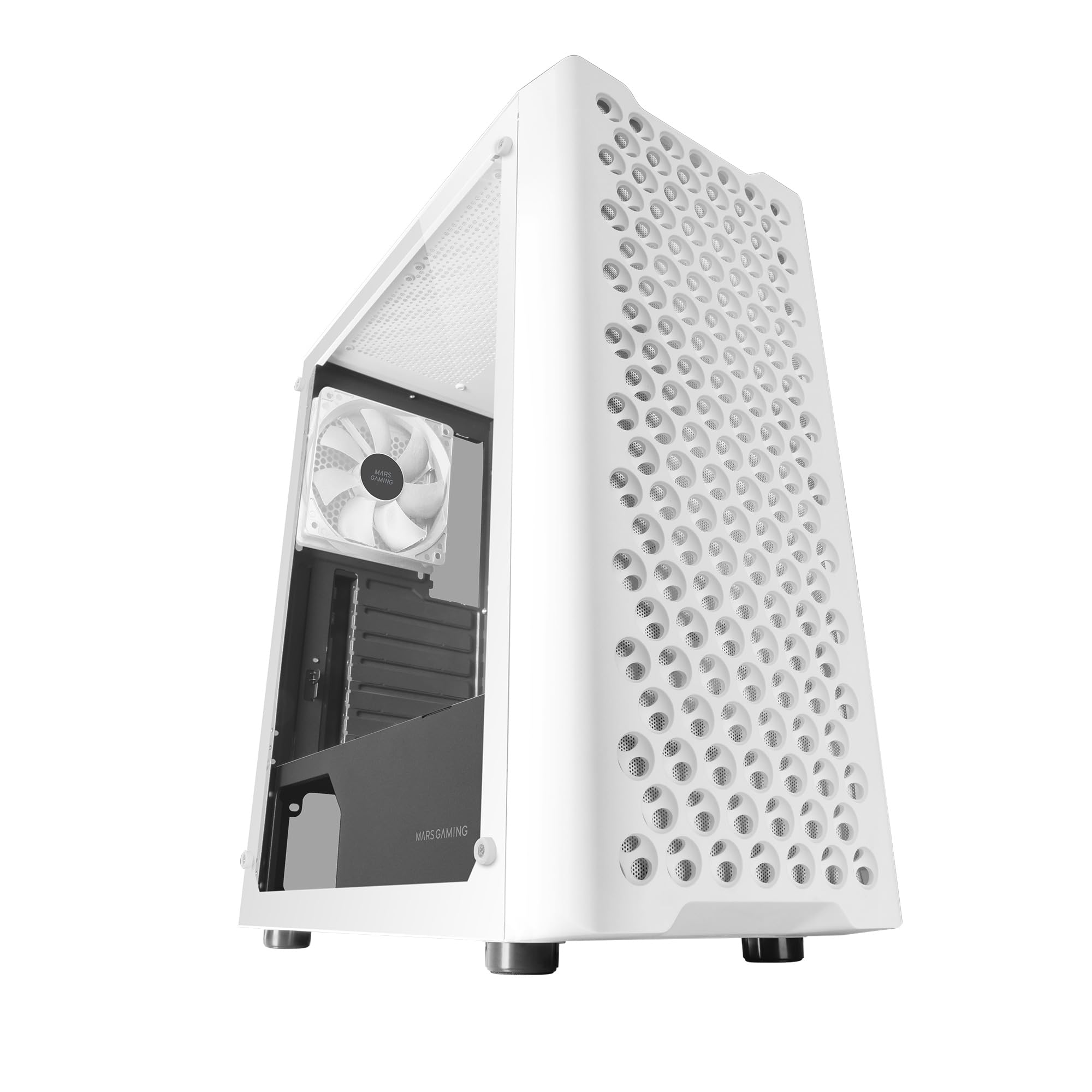 Mars Gaming MC-iPRO Bianco - Case Professionale ATX