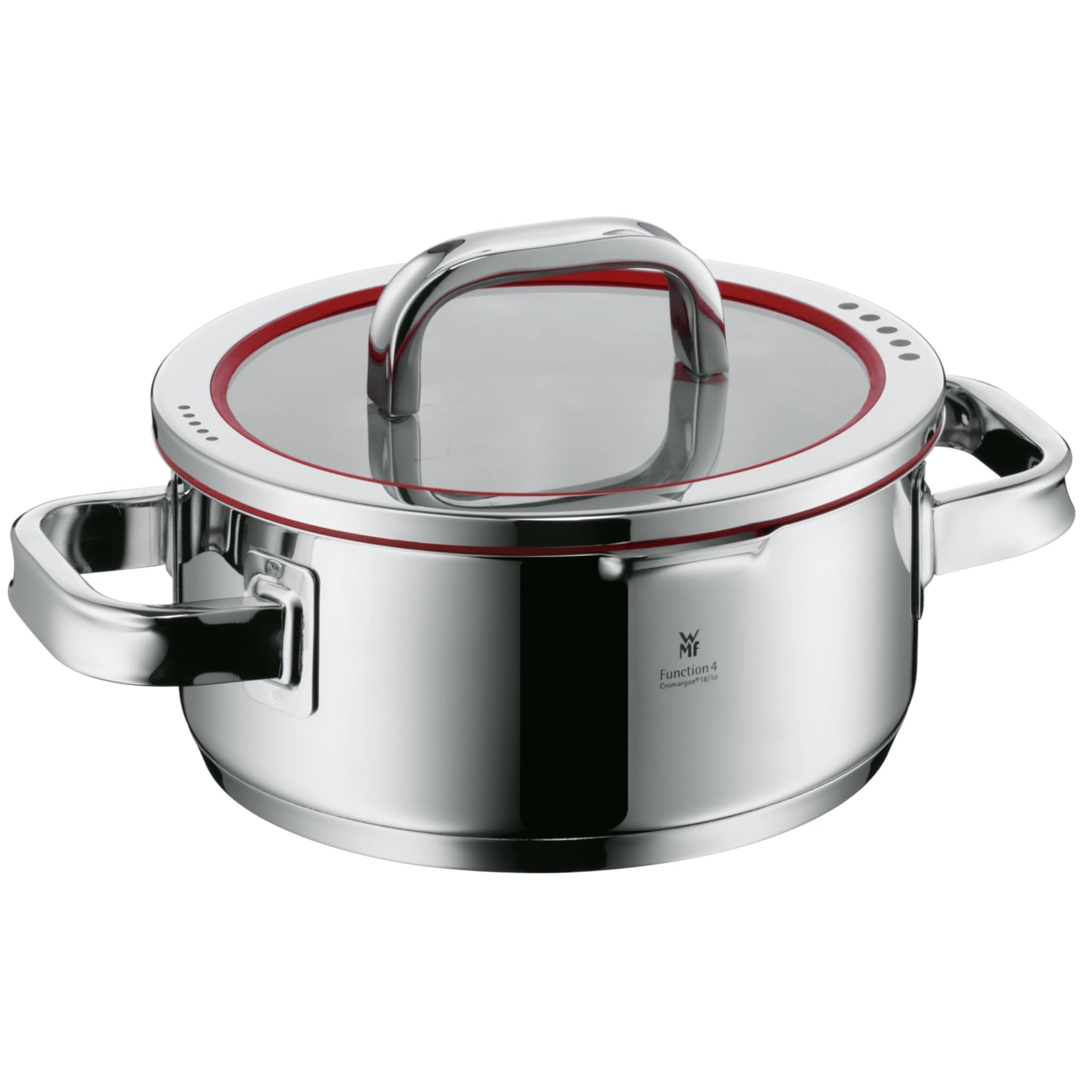 Wmf Function 4 - Pentola Induzione 20cm 2.5l, Rosso